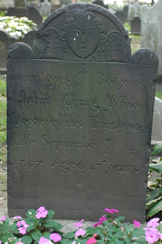 Headstone, Trinity Church Cemetery