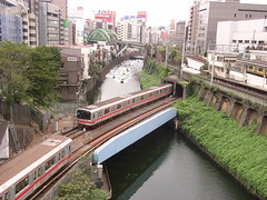 Akihabara viewed from the Hijiribashi Bridge