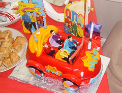 The Wiggles Big Red Car Birthday Cake