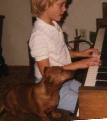 Fritz at piano with Kristen (Small)