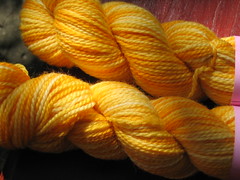 Sweet Georgia Sock Yarn in Saffron