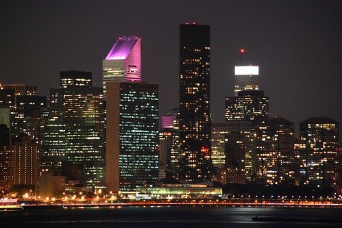 new york skyline at night pictures. New York skyline at night