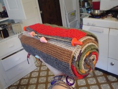 Dr. Who scarf progress pic
