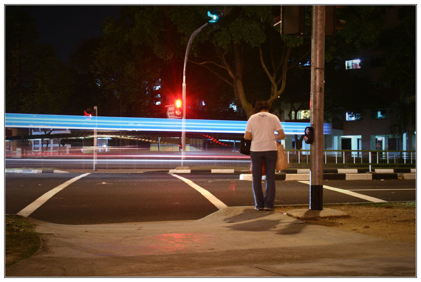 Singapore : Crossing the Road