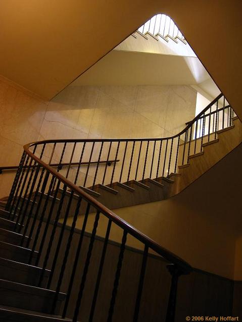 Stairwell in Nebraska State Capitol