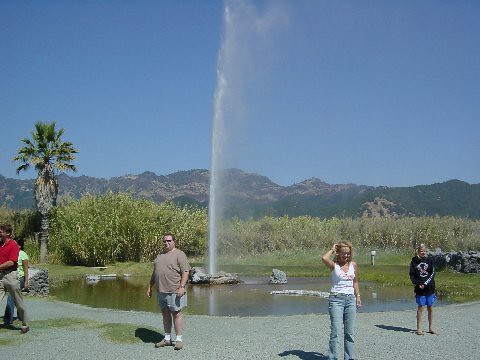 old faithful and admirers