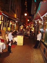 Street of restaurants