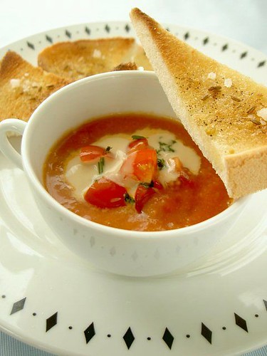frickr friend's recipe:Curry Peanut Tomato Soup