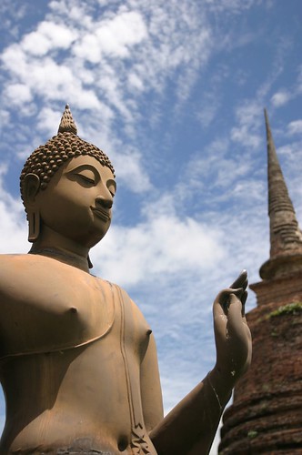 Budda and Temples  in Sukhothai 01