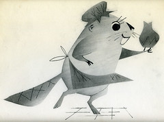 Ray Patin Beaver animation drawing