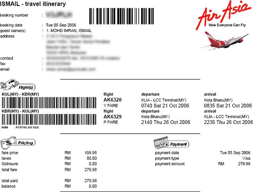 Raya flight ticket booked - M're Undefined