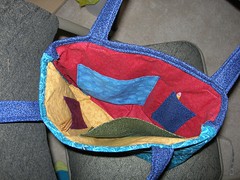 Knitting Bag Inside