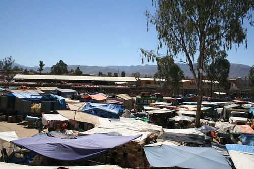 The open air market of Tarija