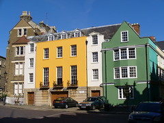 Maison colorée à Oxford