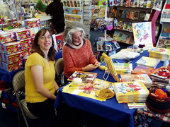 my first book signing evah!