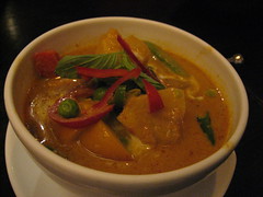 Kaeng Phed Ped Yank - roasted duck with red curry paste and coconut milk