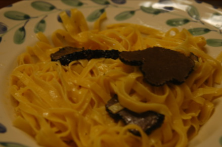Egg Noodles with Truffles