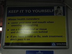 Winter health reminder