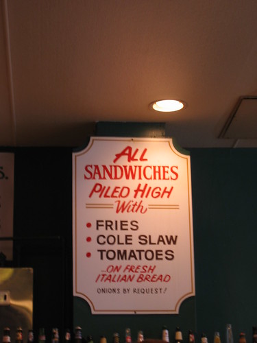 all sandwiches served