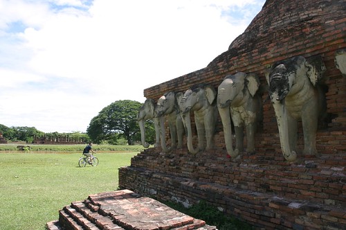 Budda and Temples  in Sukhothai 04