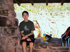 Grand Canyon - Bright Angel Trail - 3-Mile Resthouse