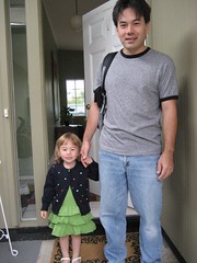 Leaving with daddy