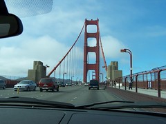 Crossing Golden Gate Bridge