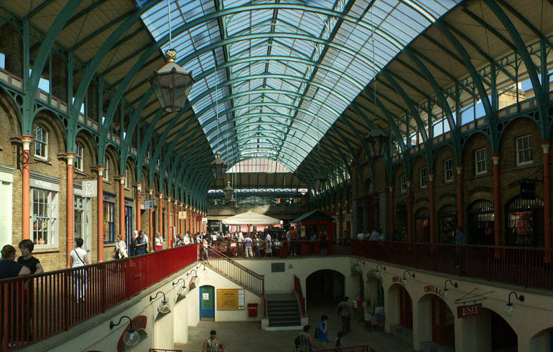 This photo of Covent Garden in London is part of one of the panoramic images 