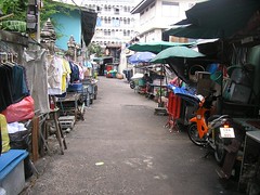 Very clean street in Bangkok