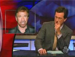 Chuck Norris a Colbert Reportban