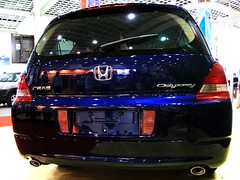 Honda Odyssey藍_車尾