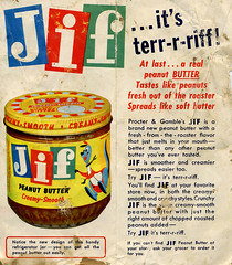 JIF Peanut Butter brochure