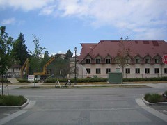 Old building being torn down