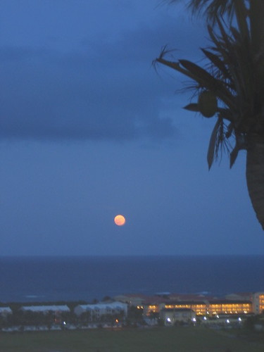 Moon over Marriot - St. Kitts