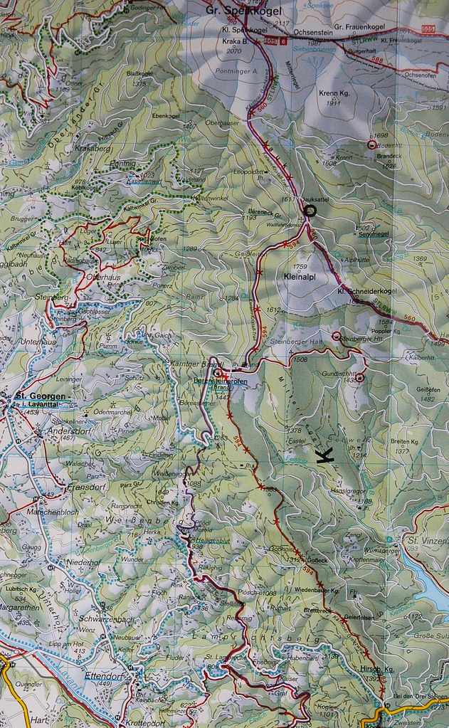 Ettendorf és környékének térképe
