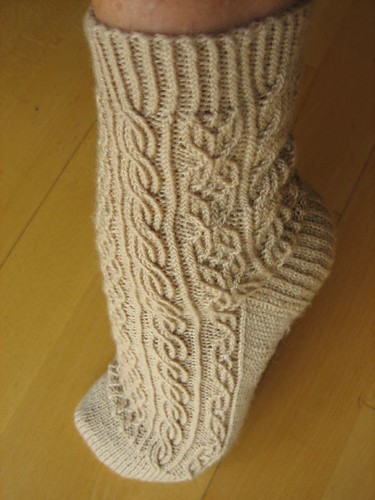 First Bayerische sock, finished!