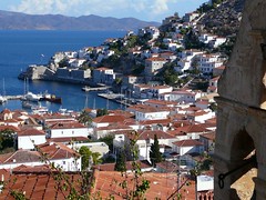 View from our place to Hydra Harbour