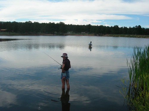 Fishing in Lake Manitou