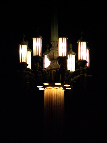 Warszawa - Lamps at Plac Konstytucji