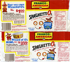 SpaghettiOs labels