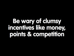 Be wary of clumsy incentives - Tom Coates