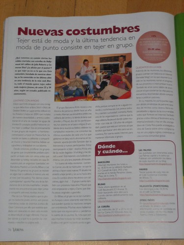 Barcelona Knits! in a magazine