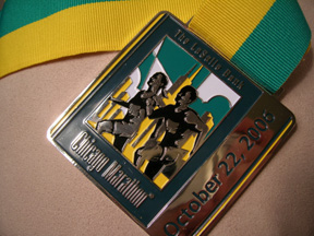 Mike's Chicago Marathon Medal