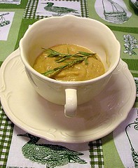 Borlotti bean soup ( zuppa di fagioli borlotti)