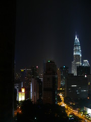 petronas tower from my apartment