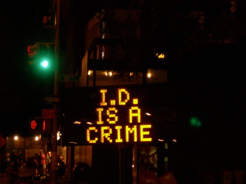 I.D. is a crime