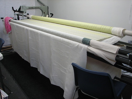 The Giant Long Arm (of quilting, not the law)