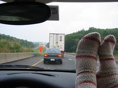 socks on the road