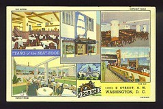 O'Donnell's Seafood Restaurant, DC, postcard