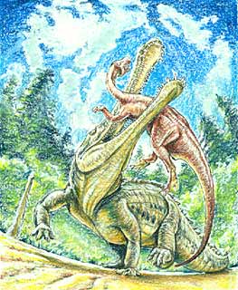 Sarcosuchus sketch